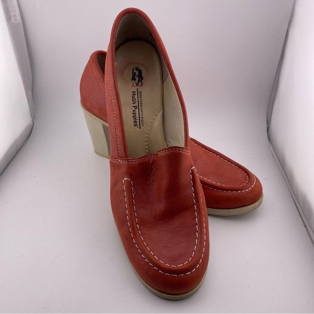 Hush Puppies Women's Burnt Orange Heels